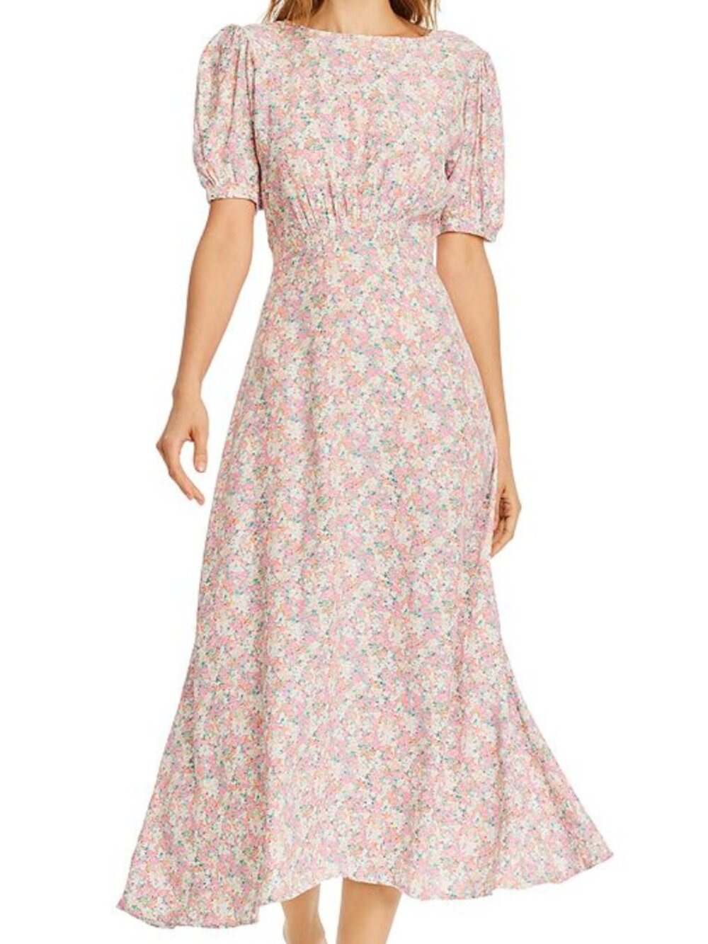 Faithfull The Brand Beline Floral-print Crepe Midi Dress